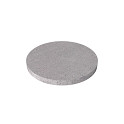 Schellevis tegel rond 100x8cm Grijs