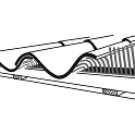 Vogelschroot Pan 8,5x100cm Zwart