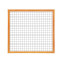 Gaaselement 180x180 + Houten Frame Robuust Red Class