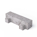 Schellevis Klinker met nokken 40x10x10 Grijs