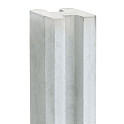 Betonpaal Vecht Grijs 10x10x270 Sleuf Tussenpaal