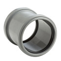 75 mm overschuifmof 2x manchet pvc