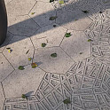 MBI Deer Organic Crosshatch Full Tile Small Grijs 12cm
