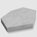 MBI Deer Organic Crosshatch Full Tile Small Grijs 12cm