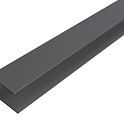 WEO35-60 Alu F-profiel Dark Grey L-300cm 65x80mm - RAL7022
