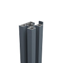 Boston paal 75x75mm L-250 cm RAL7016