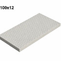 Betonplaat anti slip 200x100x12 Grijs