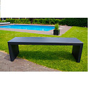 Tuinbank Beton Gecoat Antraciet 150x45x40cm
