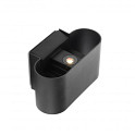 Hamulight Corvo ovaal zwart | up & down | dimbaar | 12 volt