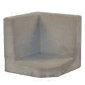 L-element 40x40/40x30 Grijs Hoek
