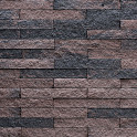 Wallblock Split 10x10x40cm Brons