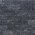 Wallblock Tumbled 12x12x30cm Antraciet