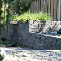 Wallblock Tumbled 12x12x30cm Antraciet