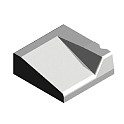 Inritblok 18/20 50x50x18cm rechts