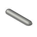 Stootband 12x20x100 2x Rond Grijs, Plakband
