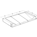 Inritblok 13/15 75x50x17cm midden