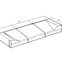 Inritblok 18/20 50x50x18cm midden