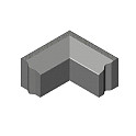 4/12x25 rijwielpadband hoekstuk inwendig 90°