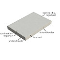 Betonplaat 120x80x12cm T4