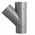 80 mm spruitstuk 2x lijmmof grijs hwa