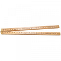 Duimstok Hout 1 meter 4delig