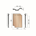 Pan OVH Vario Rood satinet