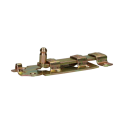 Rolschuif vlak  100x45-2 geel   /st