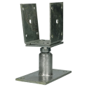 Balkenvoet verstelbaar 80/160mm  /st