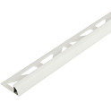 Tegelstrip PVC 6mm Kwartrond 270cm Wit
