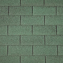 Dakshingles recht groen - pak 3 m²