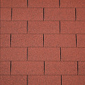 Dakshingles recht rood - pak 3 m²