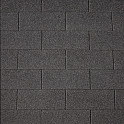 Dakshingles recht zwart - pak 3 m²