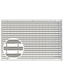 ACO Voetveegbak los schraaprooster 50x100cm