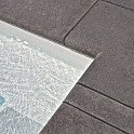 Schellevis Zwembadrand 100x40x5 Carbon