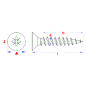 Spaanplaatschroef PZ 3.0 x 16 Zn