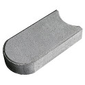 Gazonsteen Klein 5x22x12 Grijs