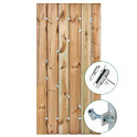 Tuindeur Grenen Privacy 195x100cm incl.Slot