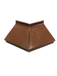 Raamdorpel 160mm  Licht Bruin Buitenhoek set 135°