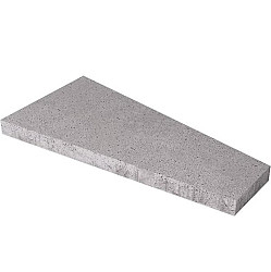 Schellevis Trapezium 120x60/30x8 Grijs