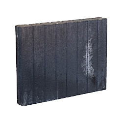 Quadro Bandpalissade 35x50x6 Zwart