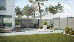 Boston Decopaneel Paxos verticaal 88x182cm dikte 2 mm RAL7016