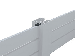Boston plastic rhombus wedges 15º-10mm RAL9005