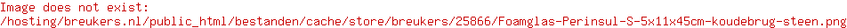 Foamglas Perinsul S 5x11x45cm koudebrug steen