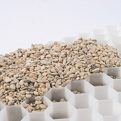 Visiegravel Ecco 120x160x3cm Wit