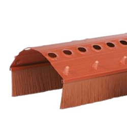 Ondervorst Borstel 70 mm Rood