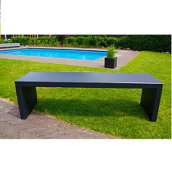 Tuinbank Beton Gecoat Antraciet 150x45x40cm