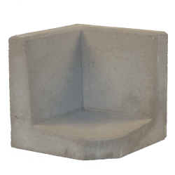 L-element 40x40/40x30 Grijs Hoek