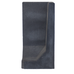 L-element 80x40/40x40 Zwart Hoek