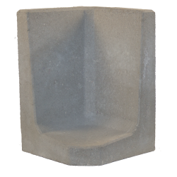 L-element 60x40/40x40 Grijs Hoek