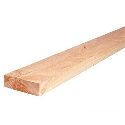 Ligger Douglas 5x15x500cm Bezaagd